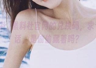 黑料社官网的兑换码，求个真心话，是偷偷藏着吗？